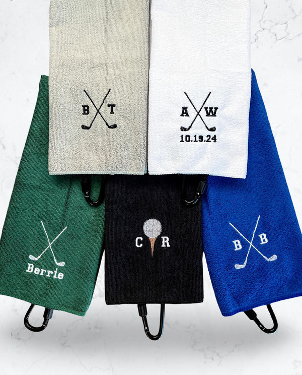 Personalized Golf Towel